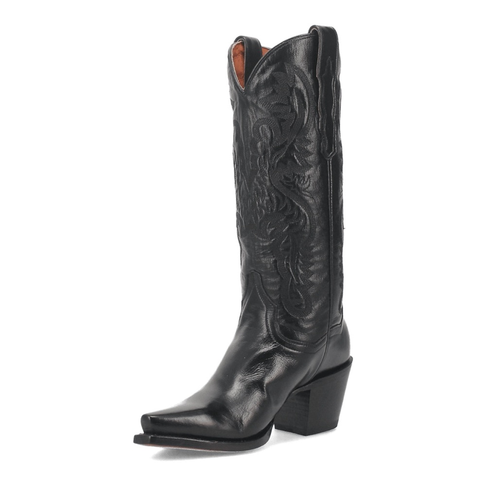 Dan Post ‘Maria’ black leather cowboy boots, size 8.5 - Picture 8 of 16